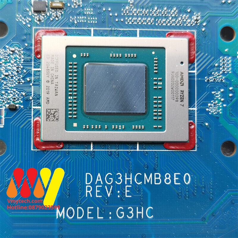 MAIN thay thế dùng cho Laptop HP PAVILLION GAMING 15EC RYZEN 7 5800H Mã main : dag3hcmb8e0