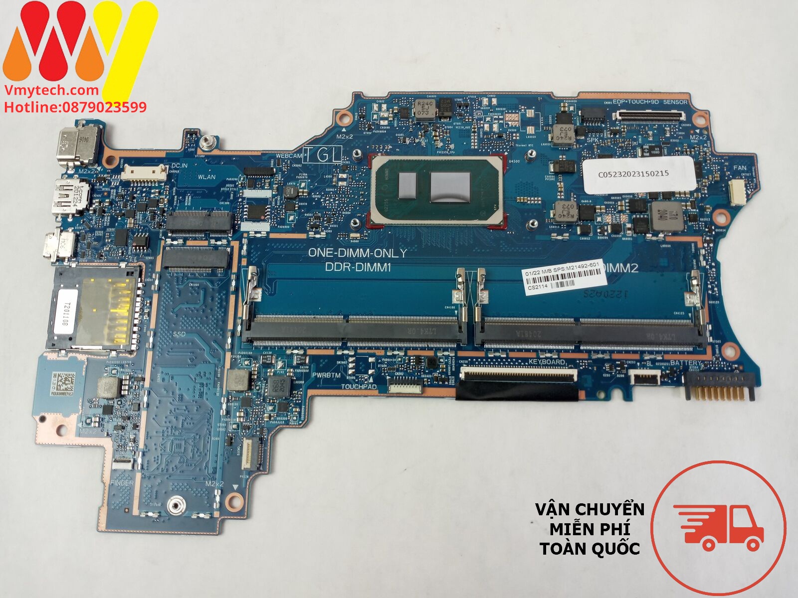MAIN thay thế dùng cho Laptop HP 14 DW I5-1135G7 mã : m21492-601