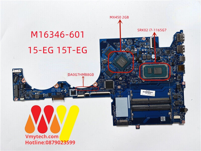 Main thay thế cho Laptop HP 15-EG 15T-EG i7-1165G7 mã : da0g7hmb8g0, m16350-601