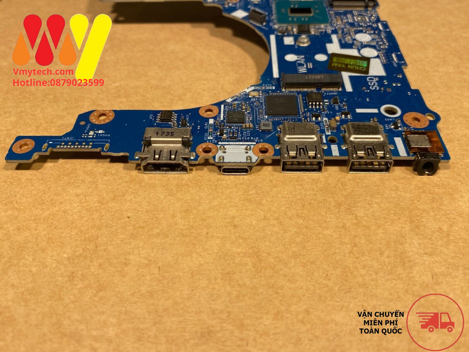 MAIN thay thế cho laptop HP 15DK I7-9750H mã : la-h461p