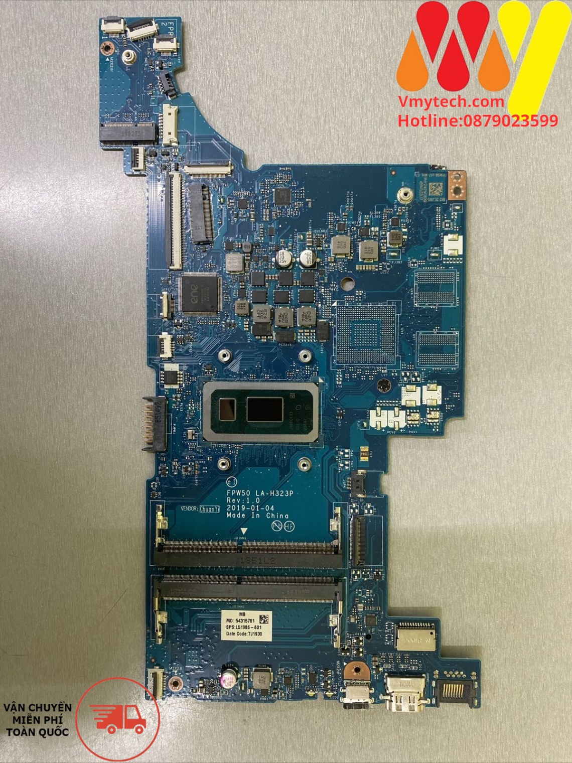 MAIN HP thay thế dùng cho Laptop 15S-DU I5-10210U mã : la-h323p