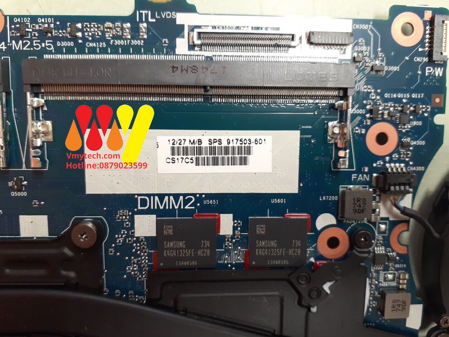 MAIN thay thế cho Laptop HP 840 G4 850 G4 I5-7200U mã : 6050a2854301