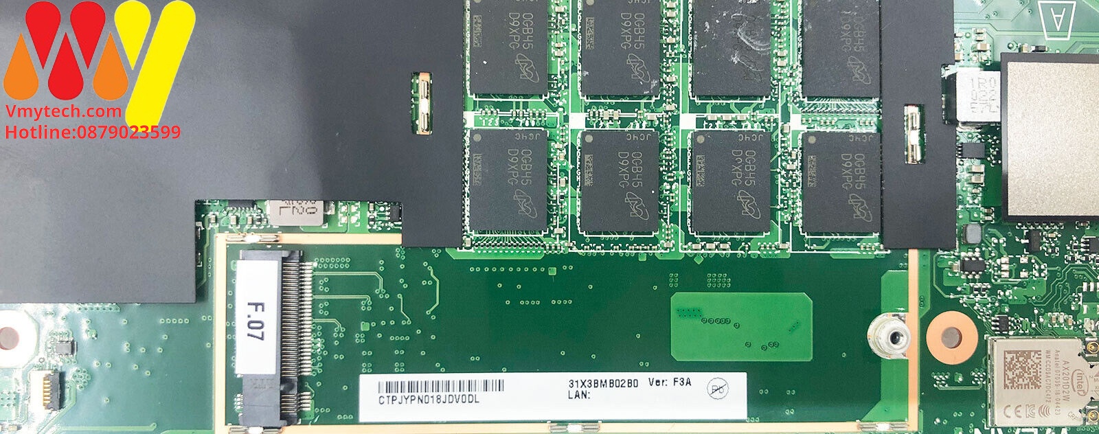 MAIN thay thế dùng cho Laptop HP 15EB I7-10750H GERFORCE 1650 16GB mã : l95650-001