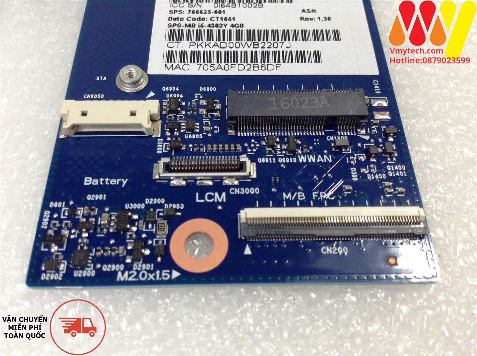 MAIN thay thế dùng cho HP PRO X2 mã : 766625-601