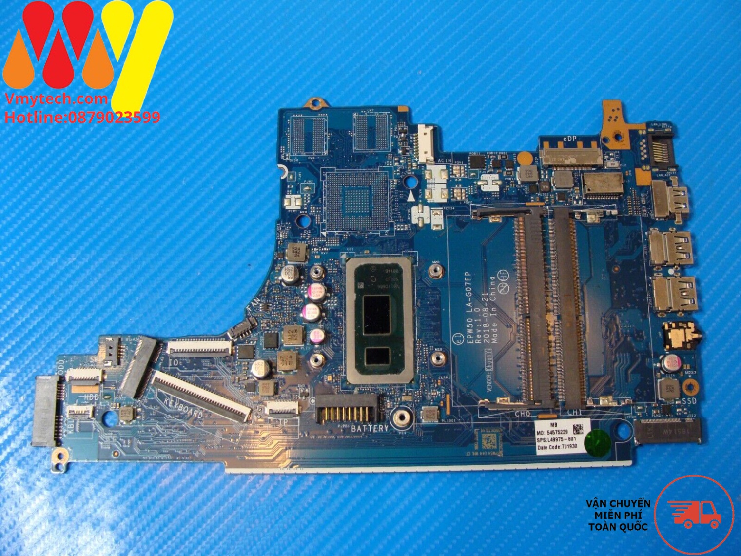 MAIN thay thế dùng cho Laptop HP 250 G7 I5-8250U mã : la-g07fp