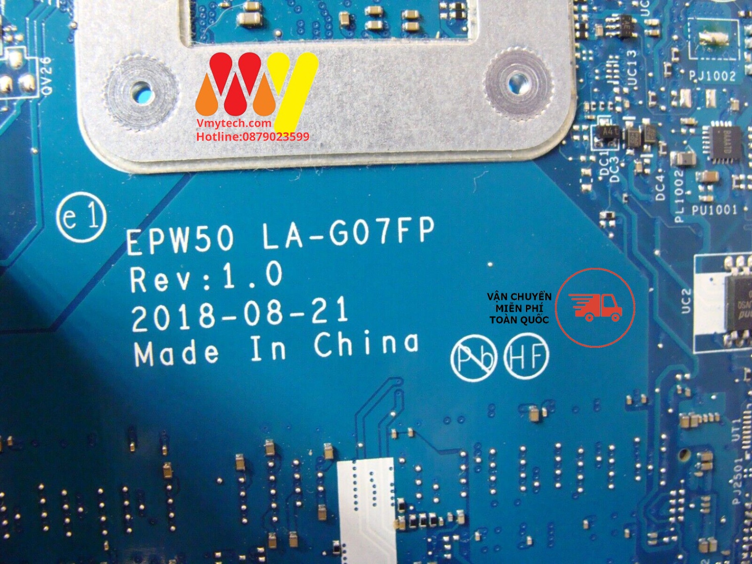 MAIN thay thế dùng cho Laptop HP 250 G7 I5-8250U mã : la-g07fp