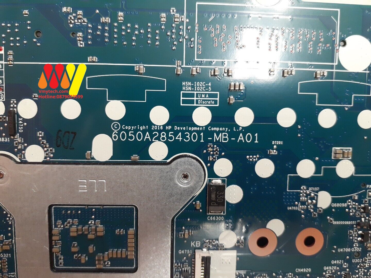 MAIN thay thế dùng cho HP 840 G4 I7-7500 mã : 6050a2854301