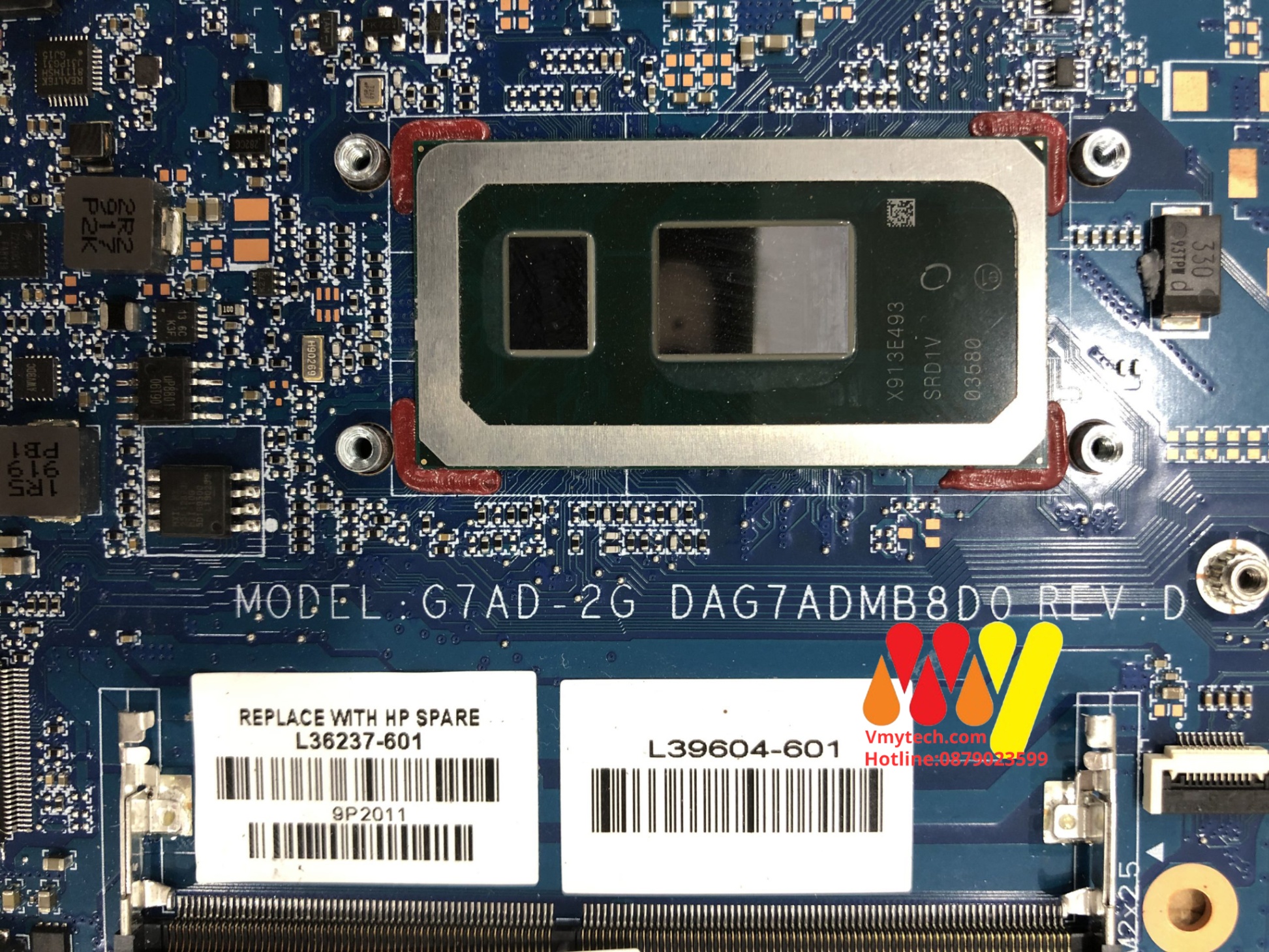 Main Thay Thế Cho Laptop HP Pavilion 14-CE, SRD1V (Intel® Core i3 - 8145U) Mã : L36237-601