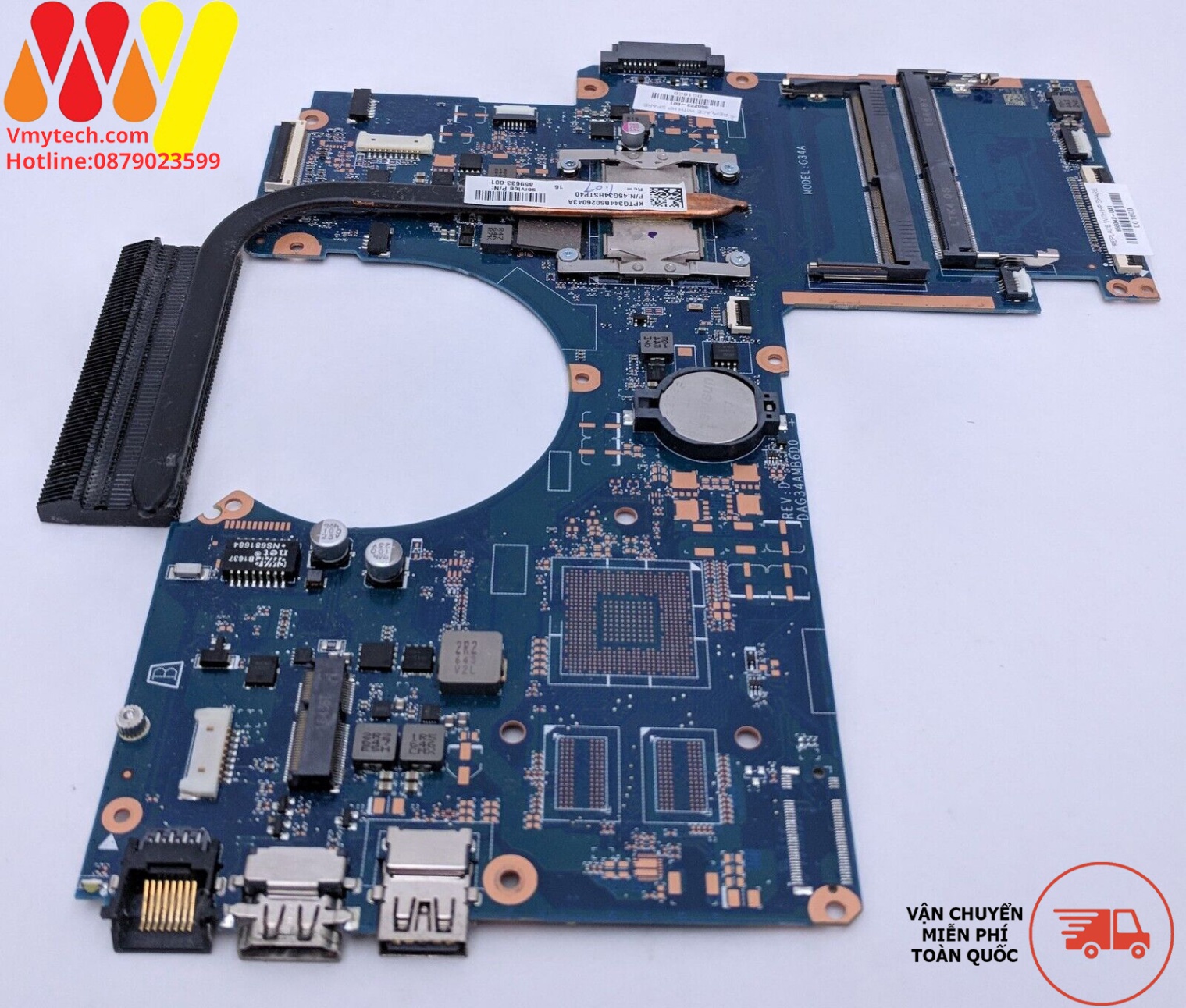 MAIN thay thế dùng cho Laptop HP 15AU I5-6200 mã : dag34amb6d0