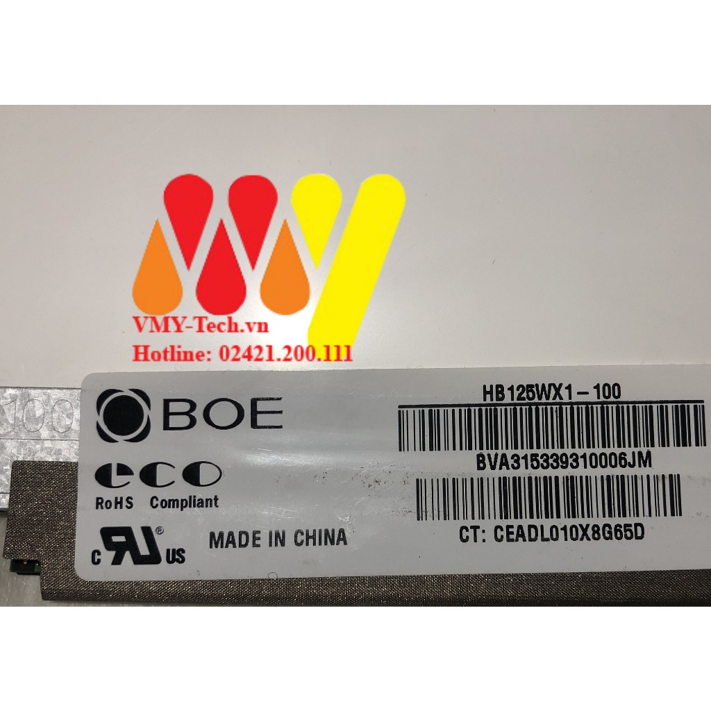LCD, Màn Hình 12.5inch 30 PIN Dùng cho Dell E7240, E7250 Mã : hb125wx1-201, 510