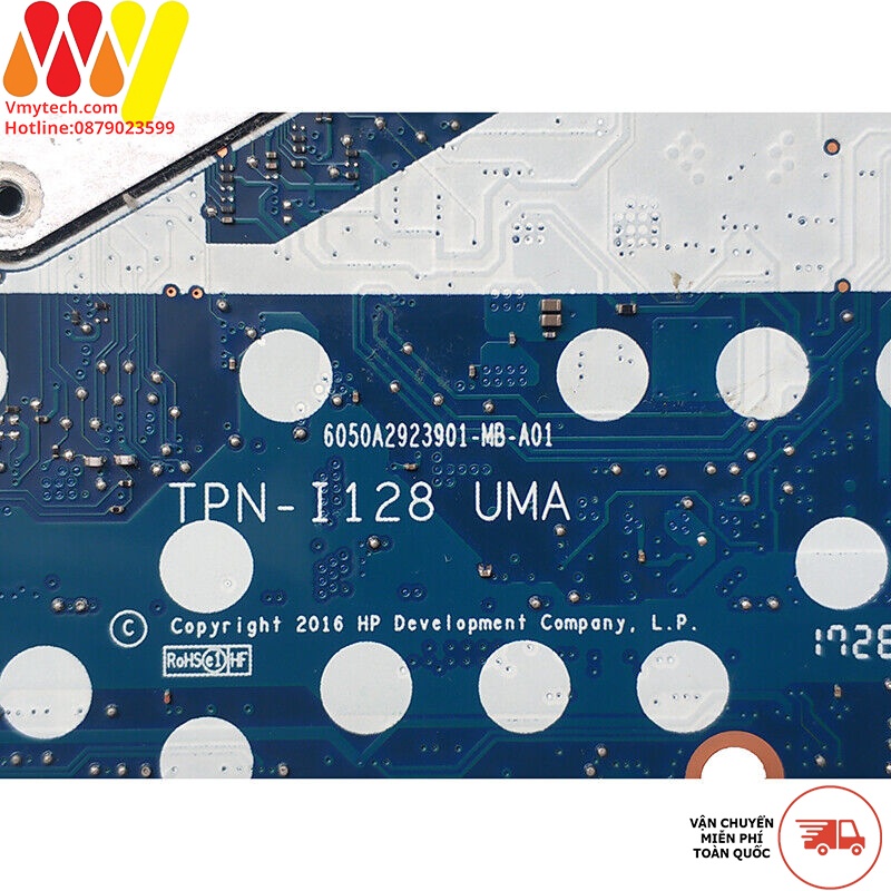 Mainboard Hp Envy 13-AD core i5 8250U mã : 6050a2923901-mb-A01, TPN-I128