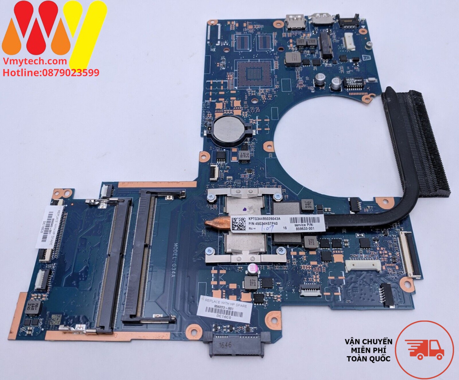 MAIN thay thế dùng cho Laptop HP 15AU I5-6200 mã : dag34amb6d0