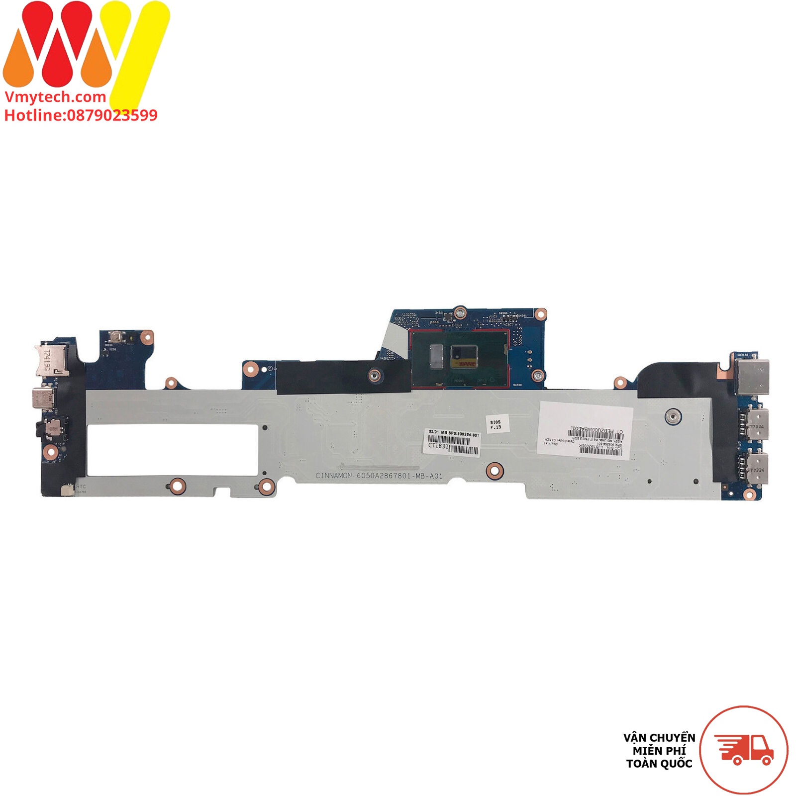 MAIN thay thế dùng cho Laptop HP ENVY 13T-AB I7-7500 mã : 6050a2867801-mb-a01