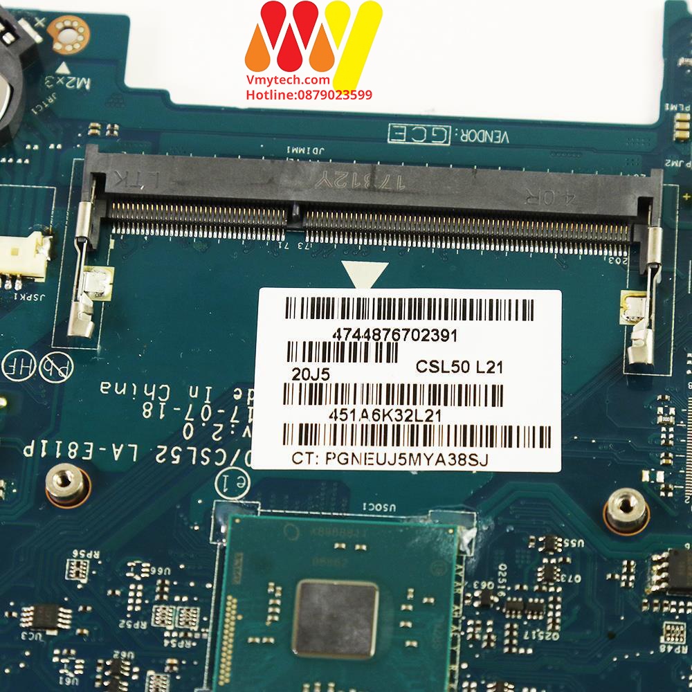 MAIN thay thế dùng cho Laptop HP 15 BS PENTIUM mã : LA-E811P