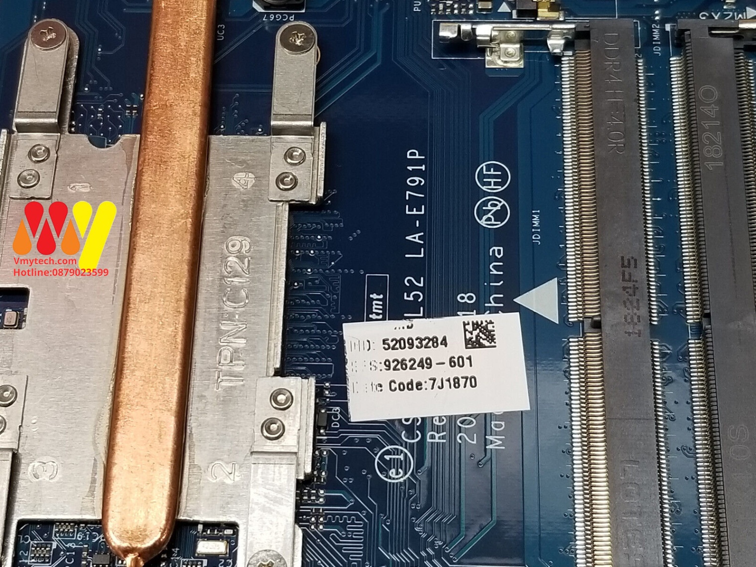 MAIN thay thế dùng cho Laptop HP 15BS I3-6006 mã : la-e791p