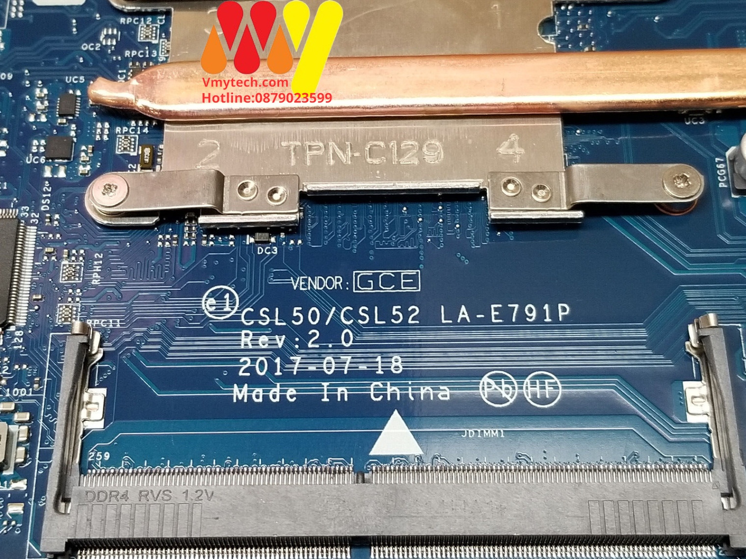 MAIN thay thế dùng cho Laptop HP 15BS I3-6006 mã : la-e791p