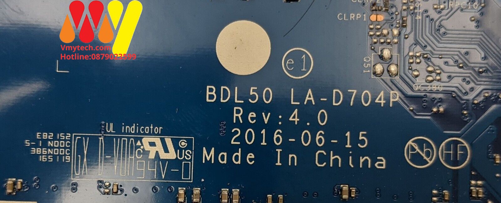 MAIN thay thế dùng cho Laptop HP 15AY I5-6200 mã : la-d704p