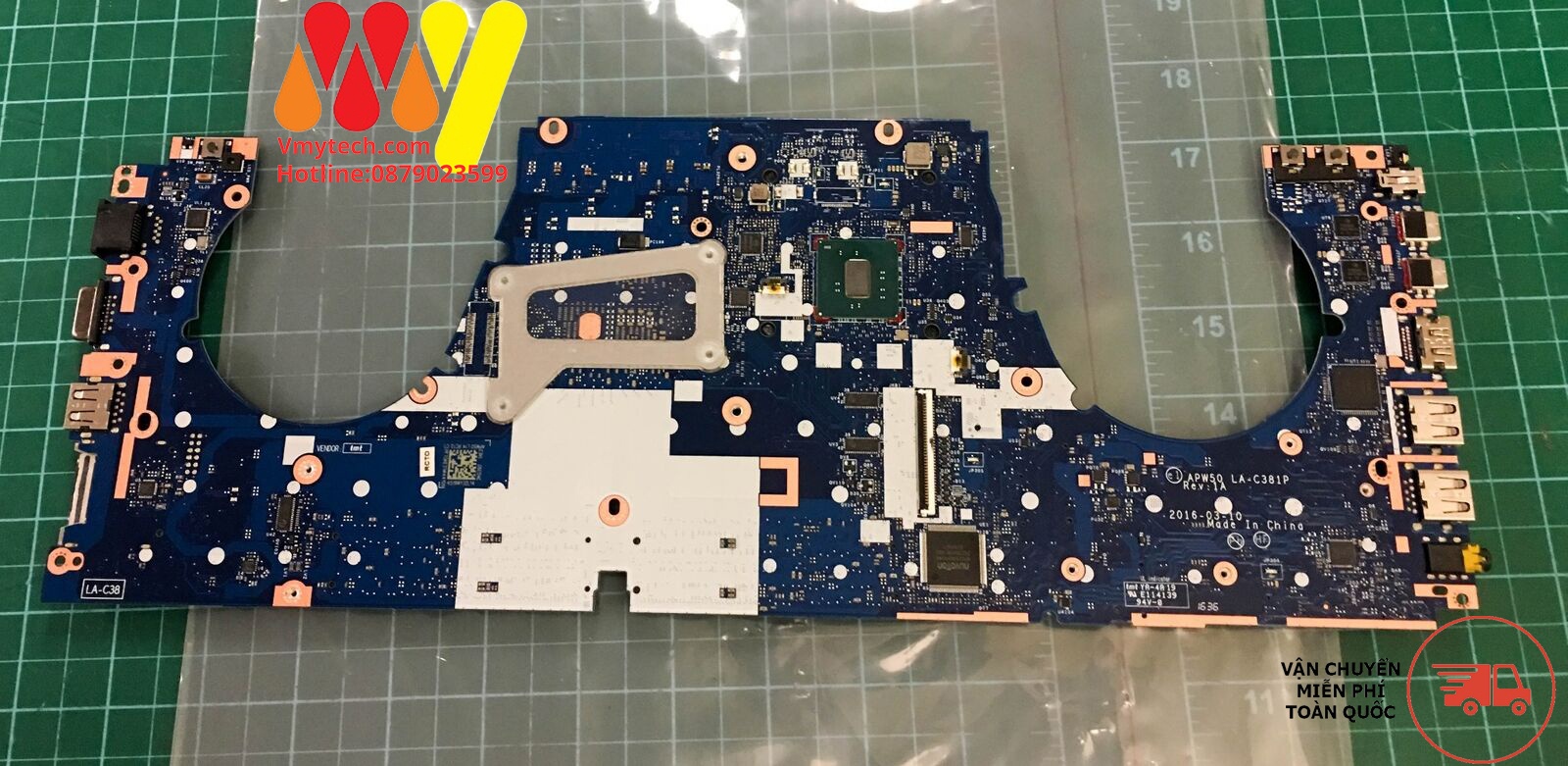 MAIN thay thế dùng cho Laptop HP ZBOOK 15-G3,17-G3 Chip core m3-6y30 mã : La-C381p, 848219-601
