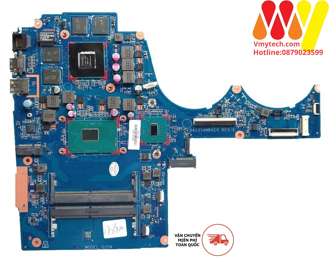 MAINBOARD LAPTOP HP OMEN 15 15 AX015TX 15-BC I5 6300HQ DAG35AMB8E0 VGA RỜI ĐÃ