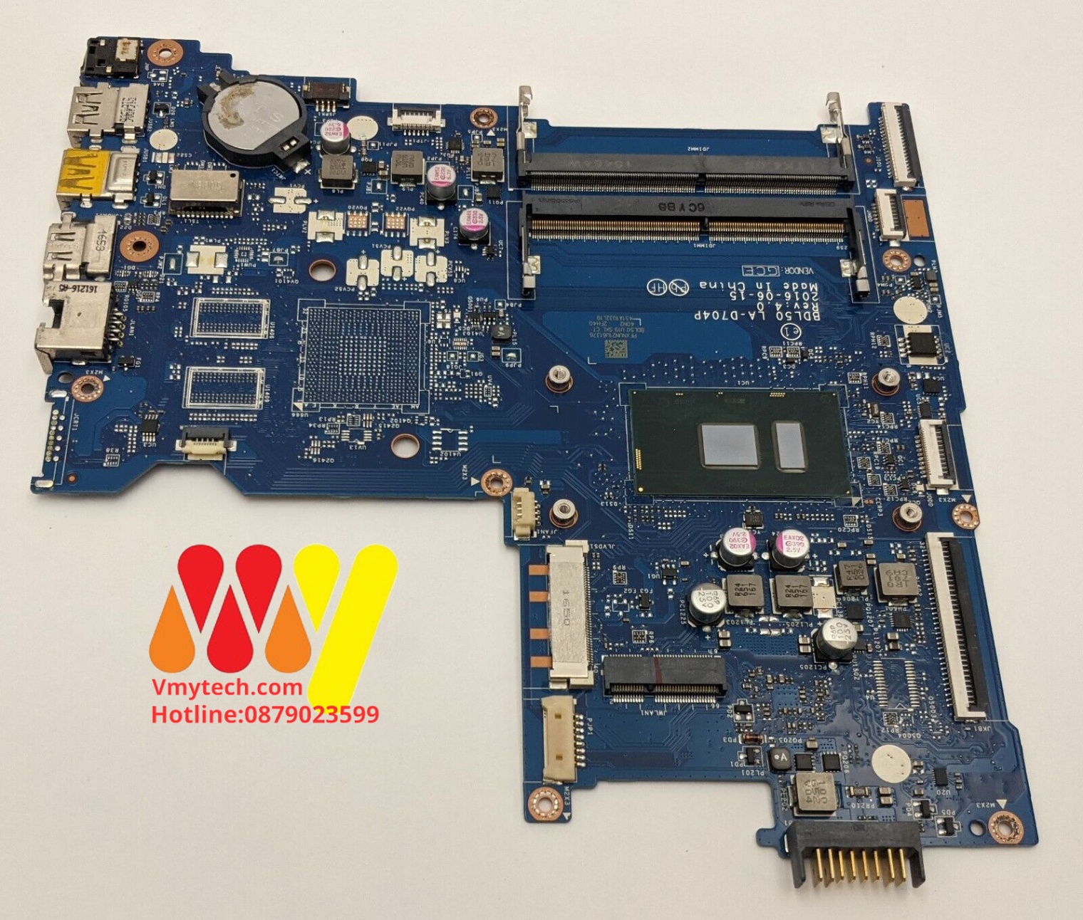 MAIN thay thế dùng cho Laptop HP 15AY I7-6500 VGA mã : LA-D704P