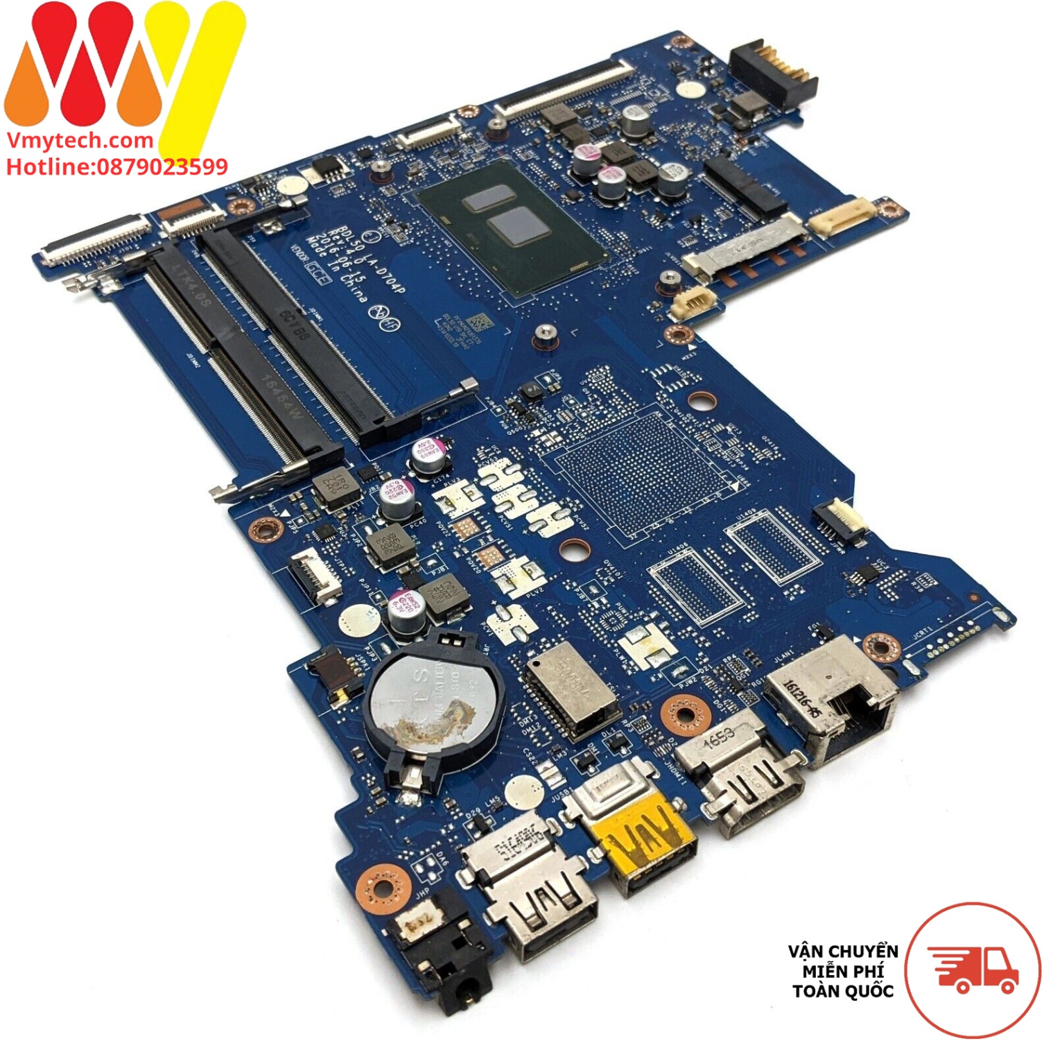 MAIN thay thế dùng cho Laptop HP 15AY I7-6500 VGA mã : LA-D704P