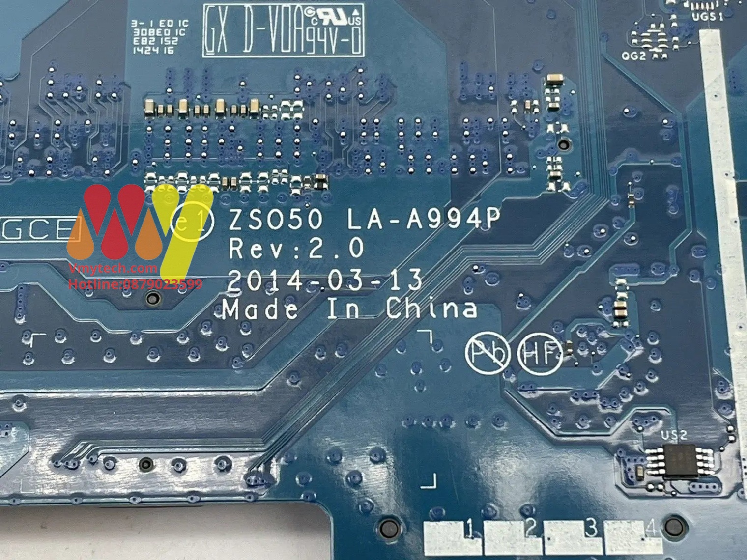 MAIN thay thế dùng cho Laptop HP 15R CPU N3530 mã : La-A994p