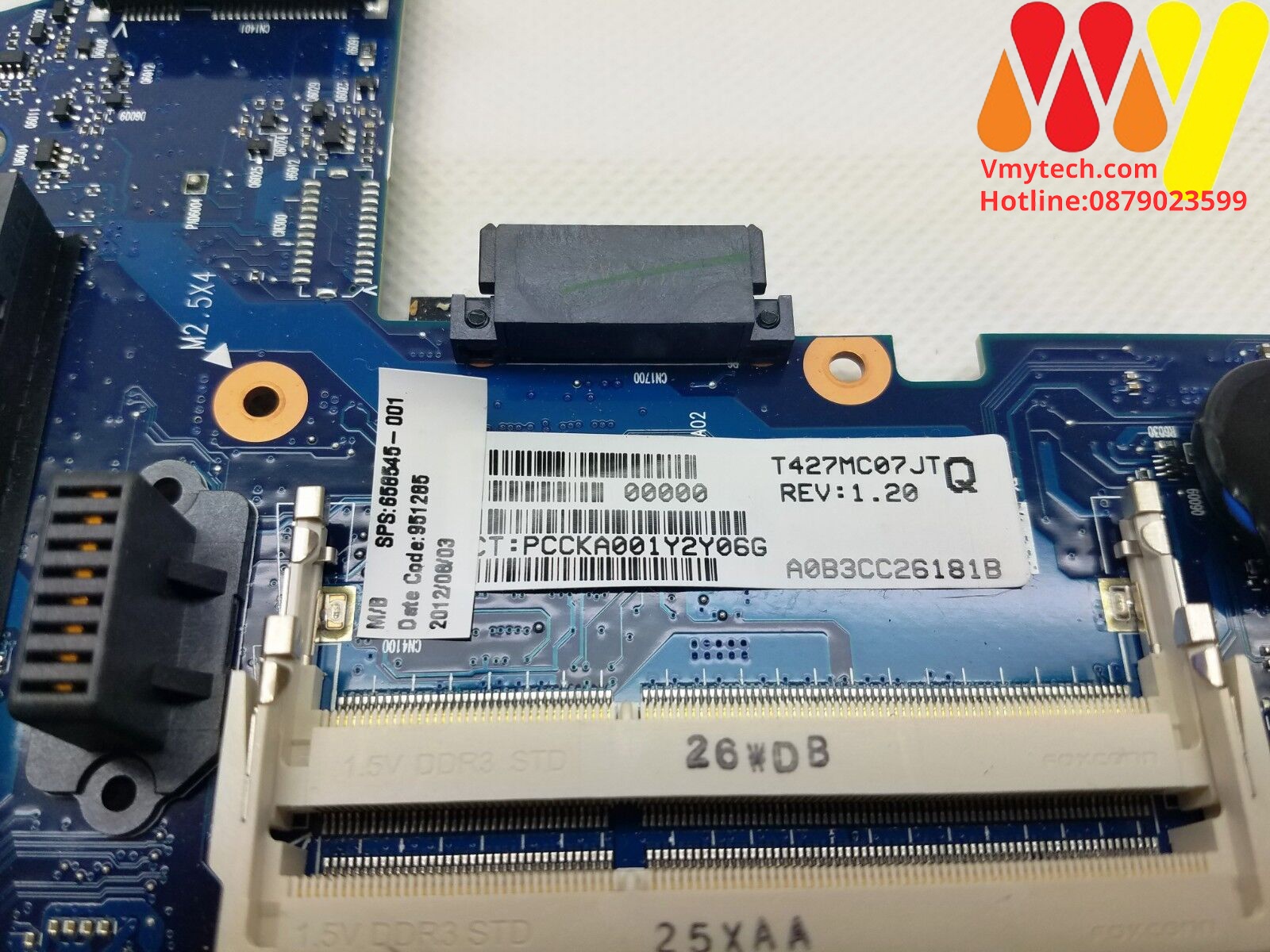 Main thay thế dùng cho Laptop HP 6445B, 6455B, 6555B, 6545b mã :LA-4961P