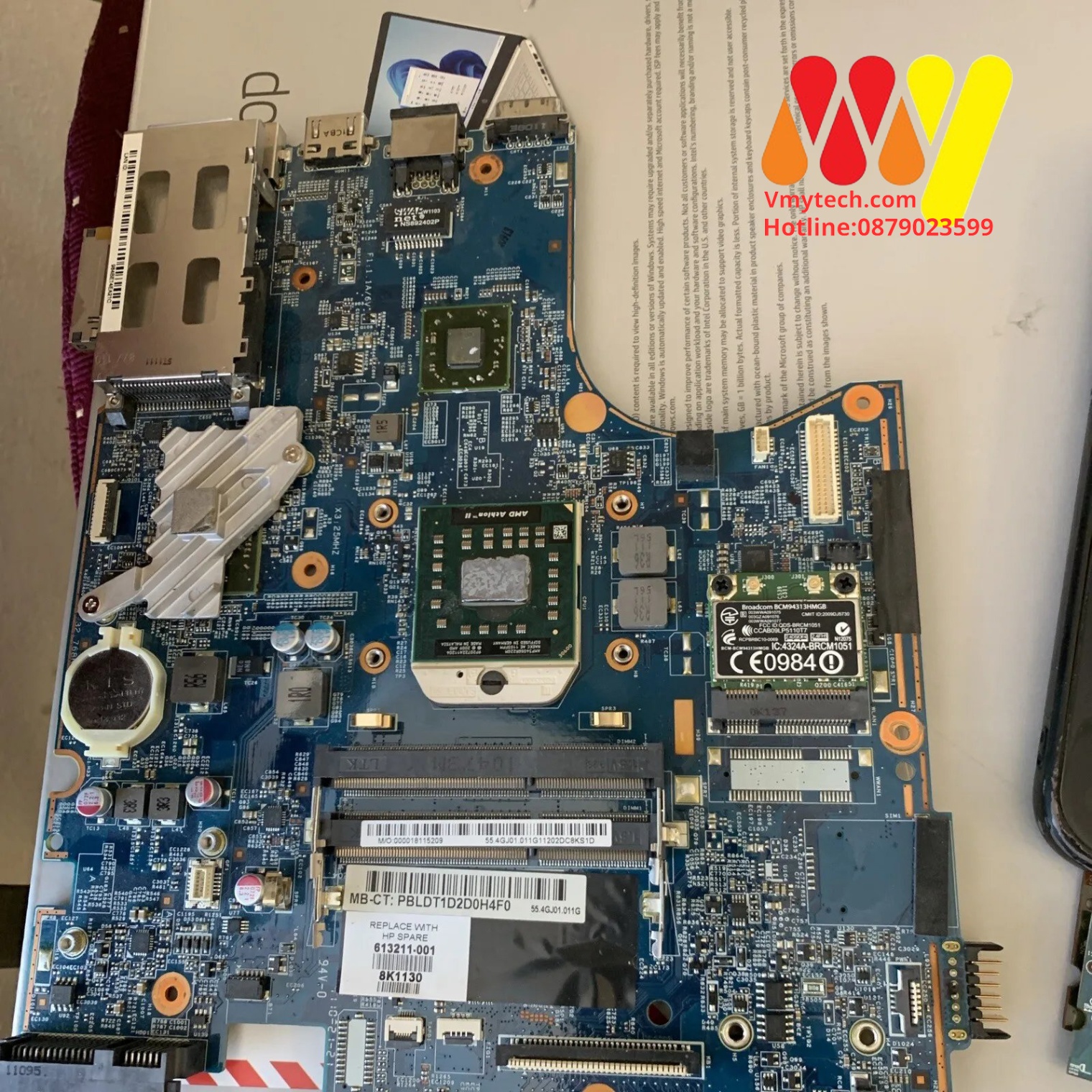 MAIN thay thế dùng cho Laptop HP 4525 AMD mã : 613211-001