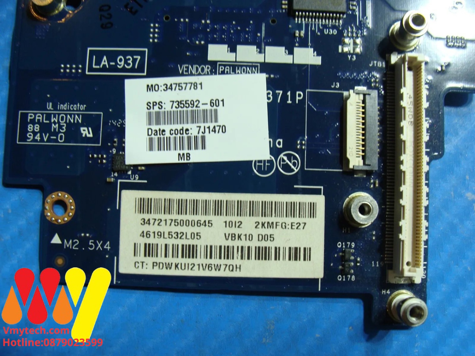 MAIN thay thế dùng cho Laptop HP ZBOOK 17 G2 mã : La-9371p