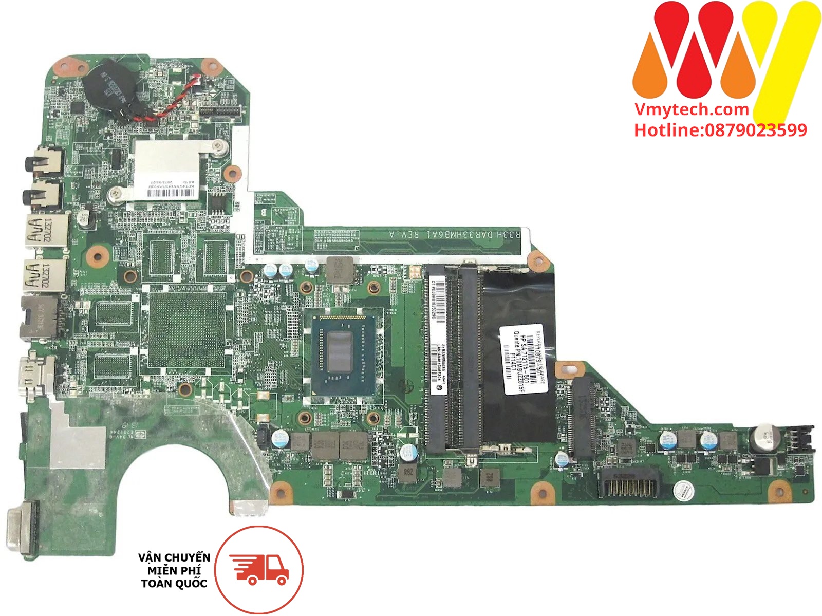 MAIN thay thế dùng cho Laptop HP G4-G6-G7 I3-3110 mã : dar33hmb6a1