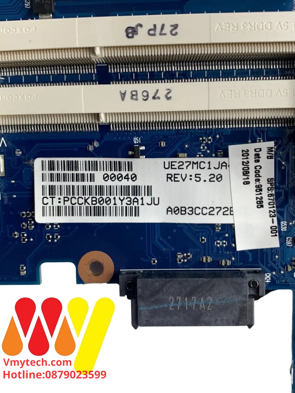 MAIN thay thế dùng cho Laptop HP ELITEBOOK 8460W mã : 670123-001