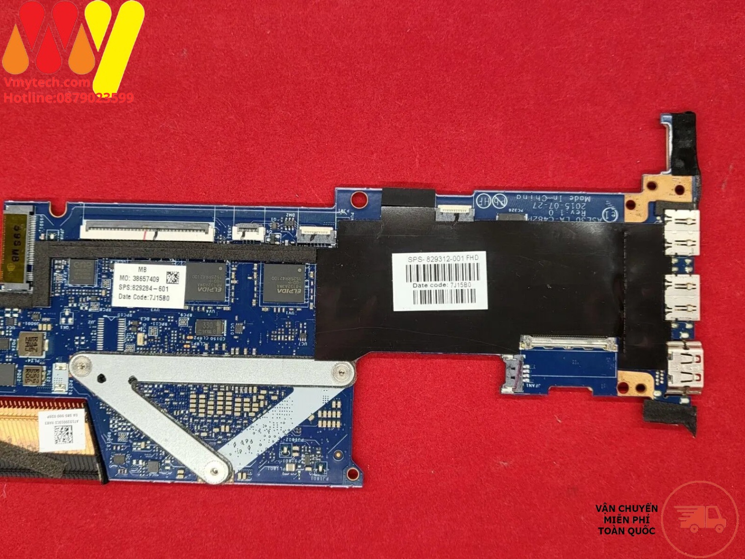 Main thay thế dùng cho Laptop HP Envy 13-D, 13T-D i5-6200u mã : LA-C482P, 829284-601