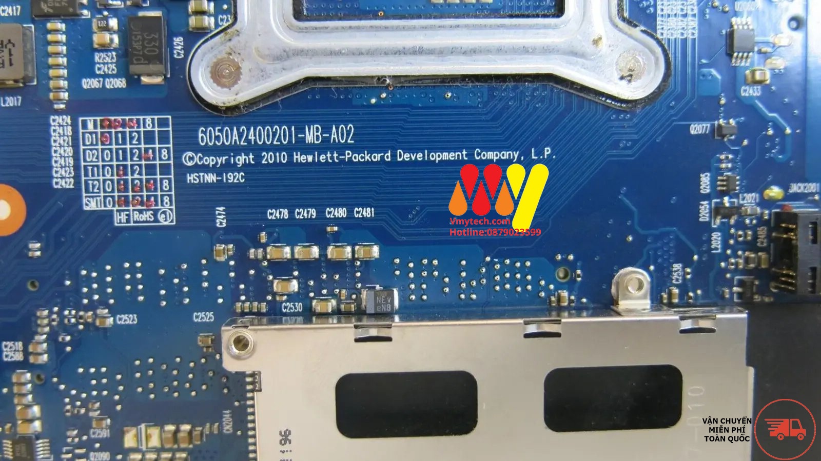 Main thay thế dùng cho Laptop HP elitebook 2560p mã : 651358-001