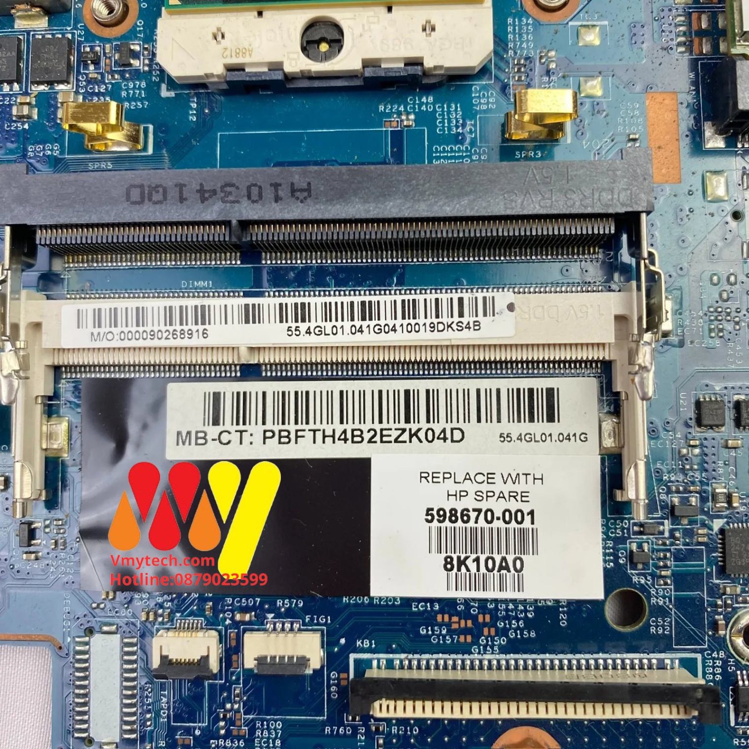 Main thay thế dùng cho Laptop HP 4520S, 4720S mã : H9265-4 628794-001, 628794-501