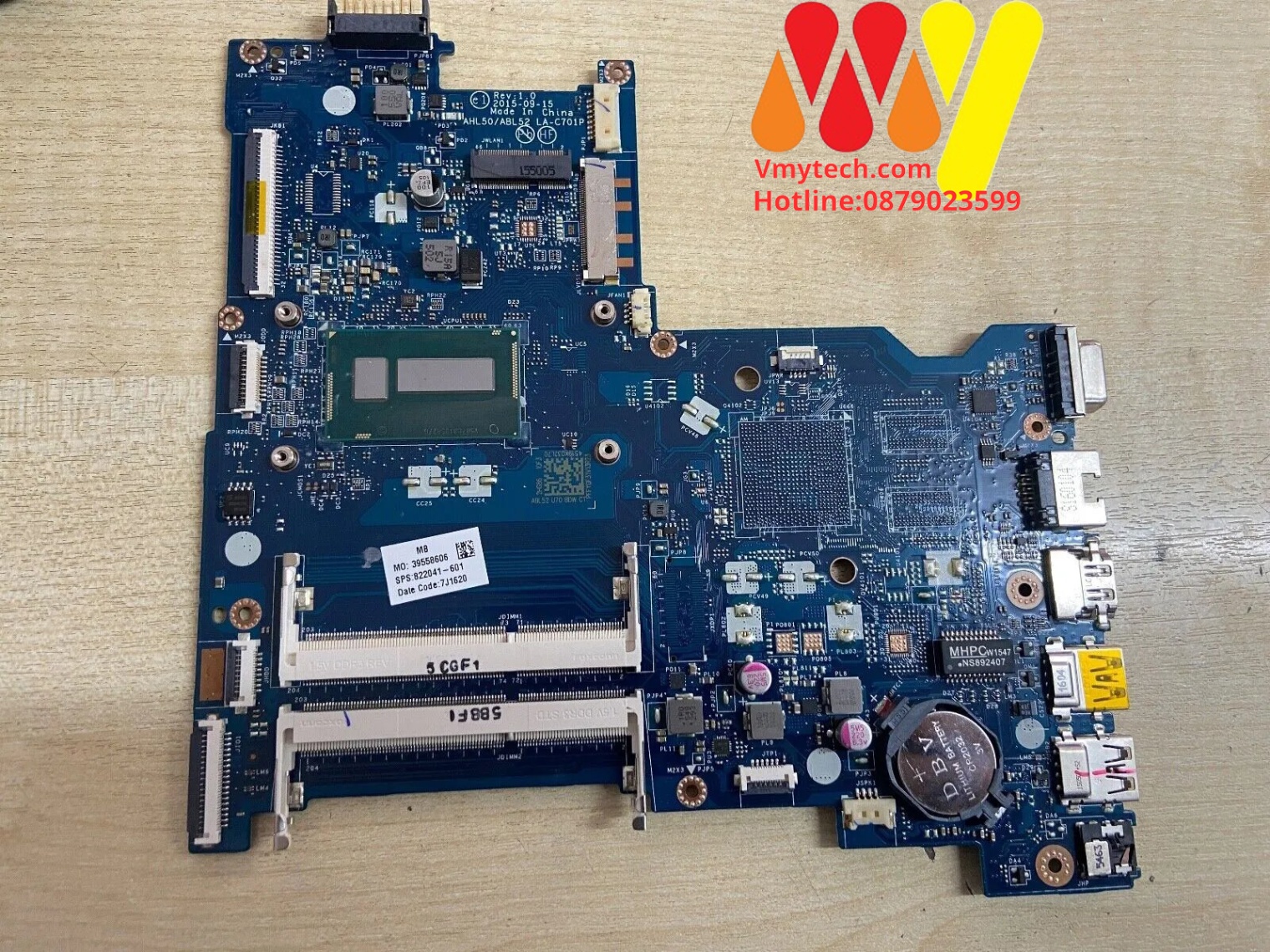 MAIN thay thế dùng cho Laptop HP 15-AC 15-AY 250 G4 I3-5005 mã : AHL50, LA-C701P