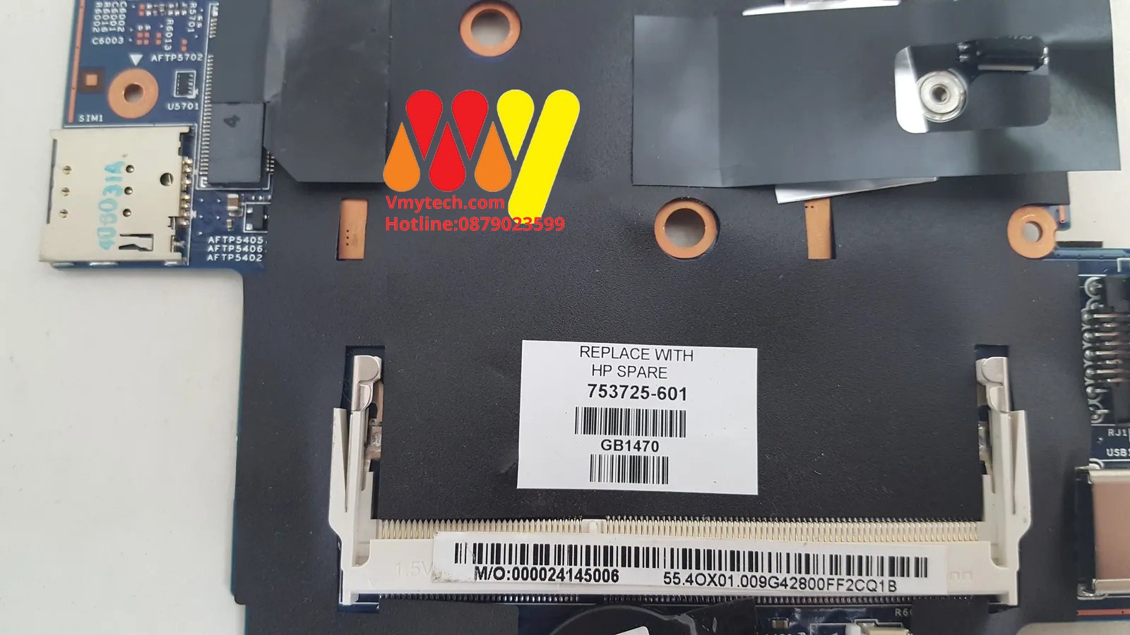 MAIN thay thế dùng cho Laptop HP 810-G2 I5-4300 mã : 753725-601