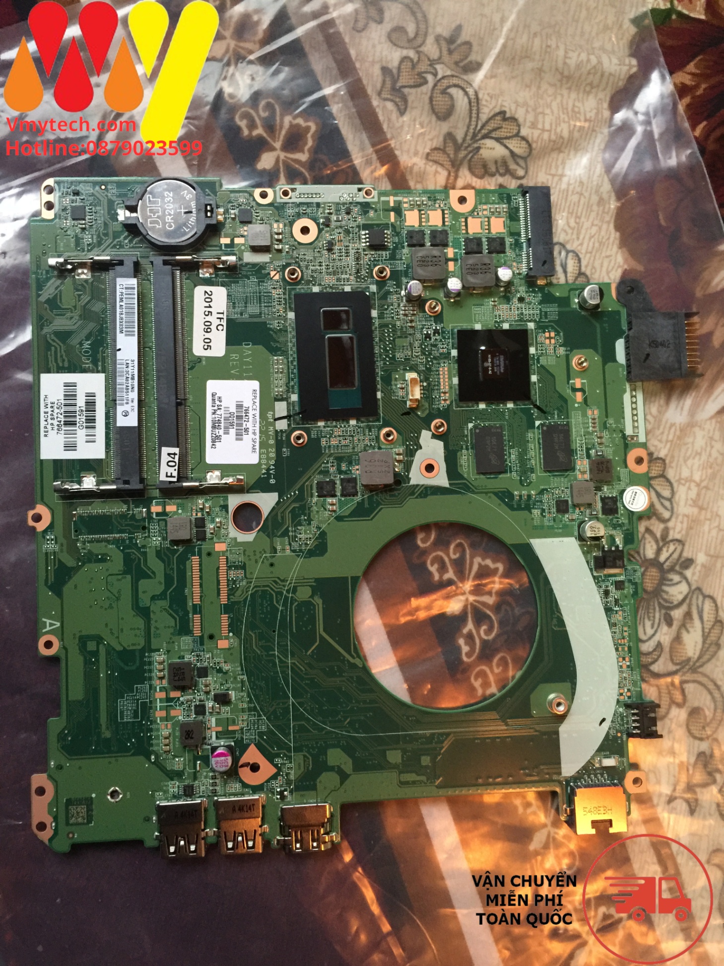 MAIN thay thế dùng cho Laptop HP PRAVILLON 15 I7-4500 mã : DA0U83MB6E0