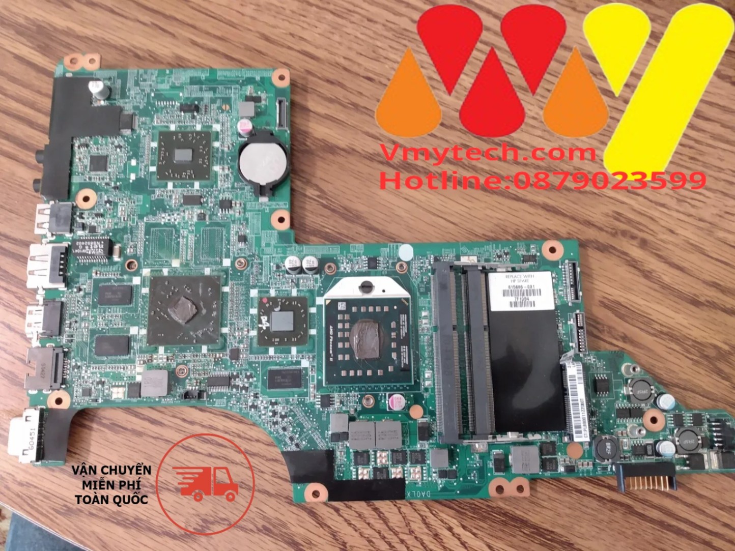 MAIN thay thế dùng cho HP DV6-4000 VGA RỜI mã : 615686-001