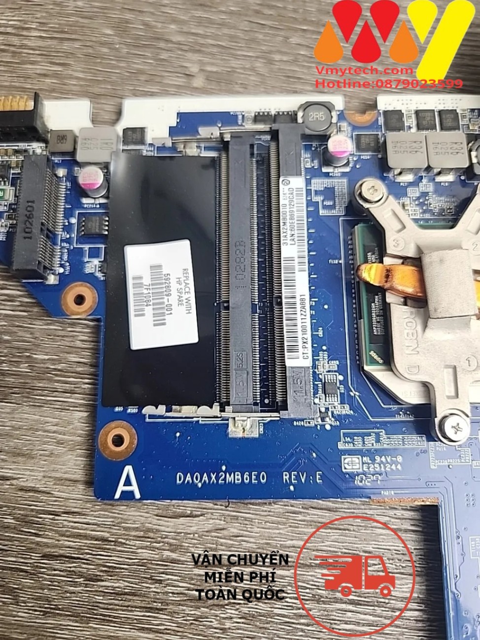 Main Laptop HP PAVILION COMPAQ CQ62, G62, G72 mã : 616449-001