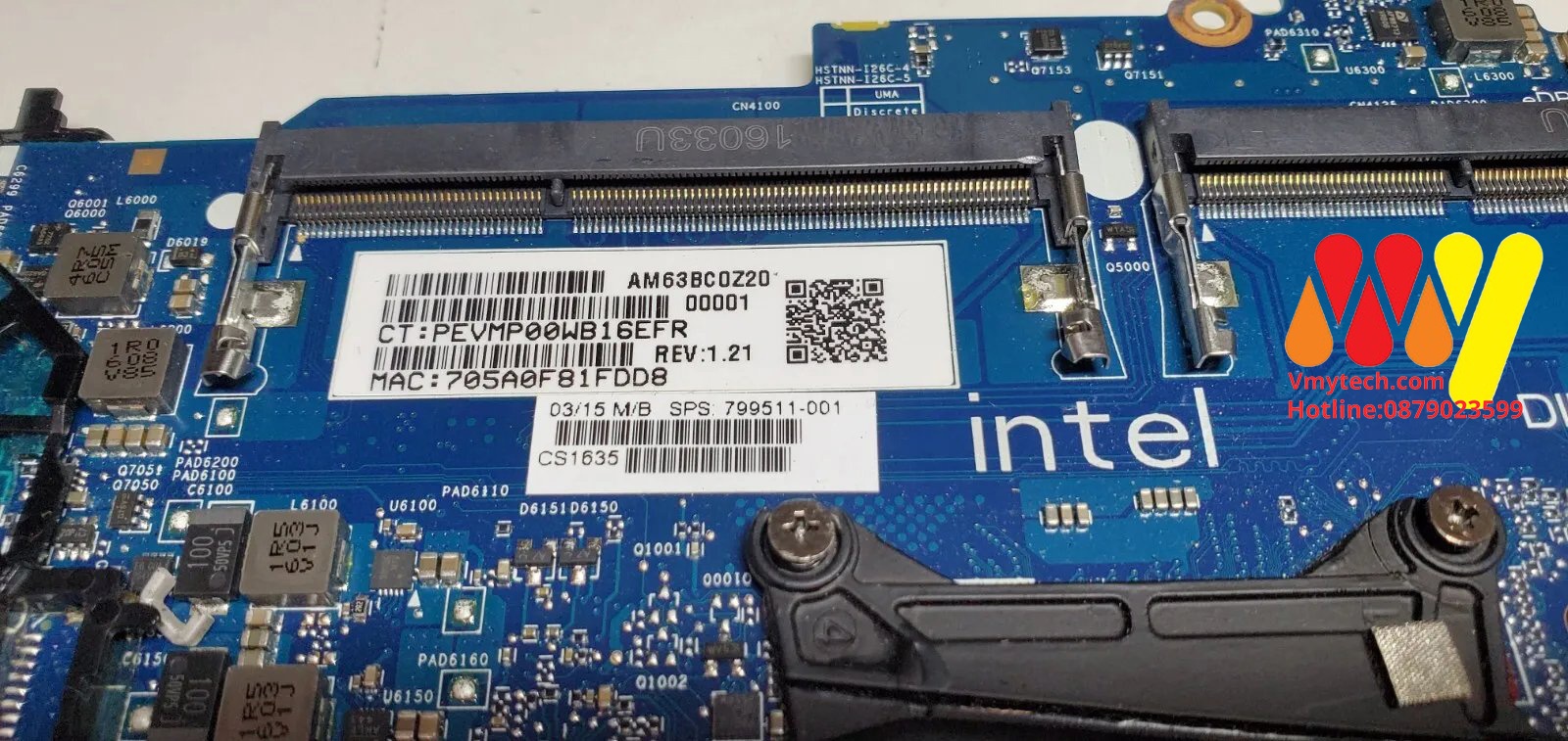 Main Laptop HP EliteBook 840 G2 Intel I5-5300u 2.3Ghz mã :799511-601, 6050A2637901