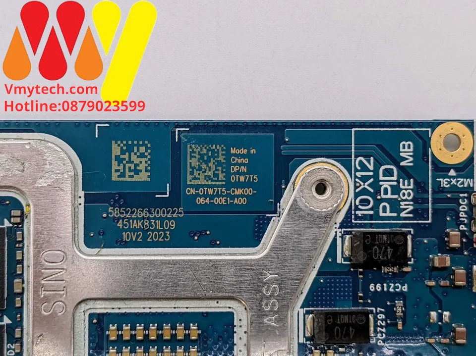 MAIN Laptop DELL ALIENWARE M17 R4 CHIP I9-10980HK GPU RTX3070 mã : LA-J521P 0PH5PG HU