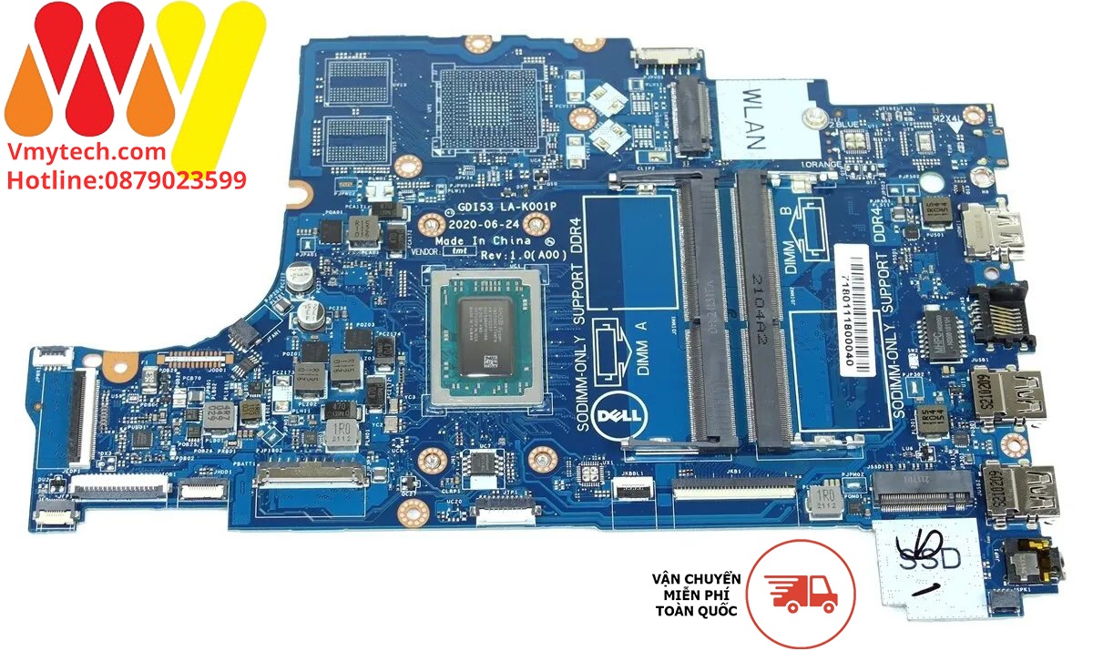 MAIN thay thế Dùng Cho DELL INSPRION 3505 3405 RYZEN 3 mã : 0Y6PDY