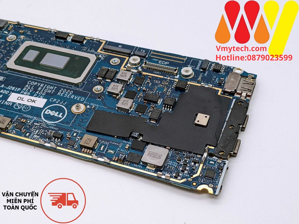 MAIN thay thế dùng cho Laptop DELL LATITUDE 7410 7310 I7-10610U RAM 16GB mã : la-j261p