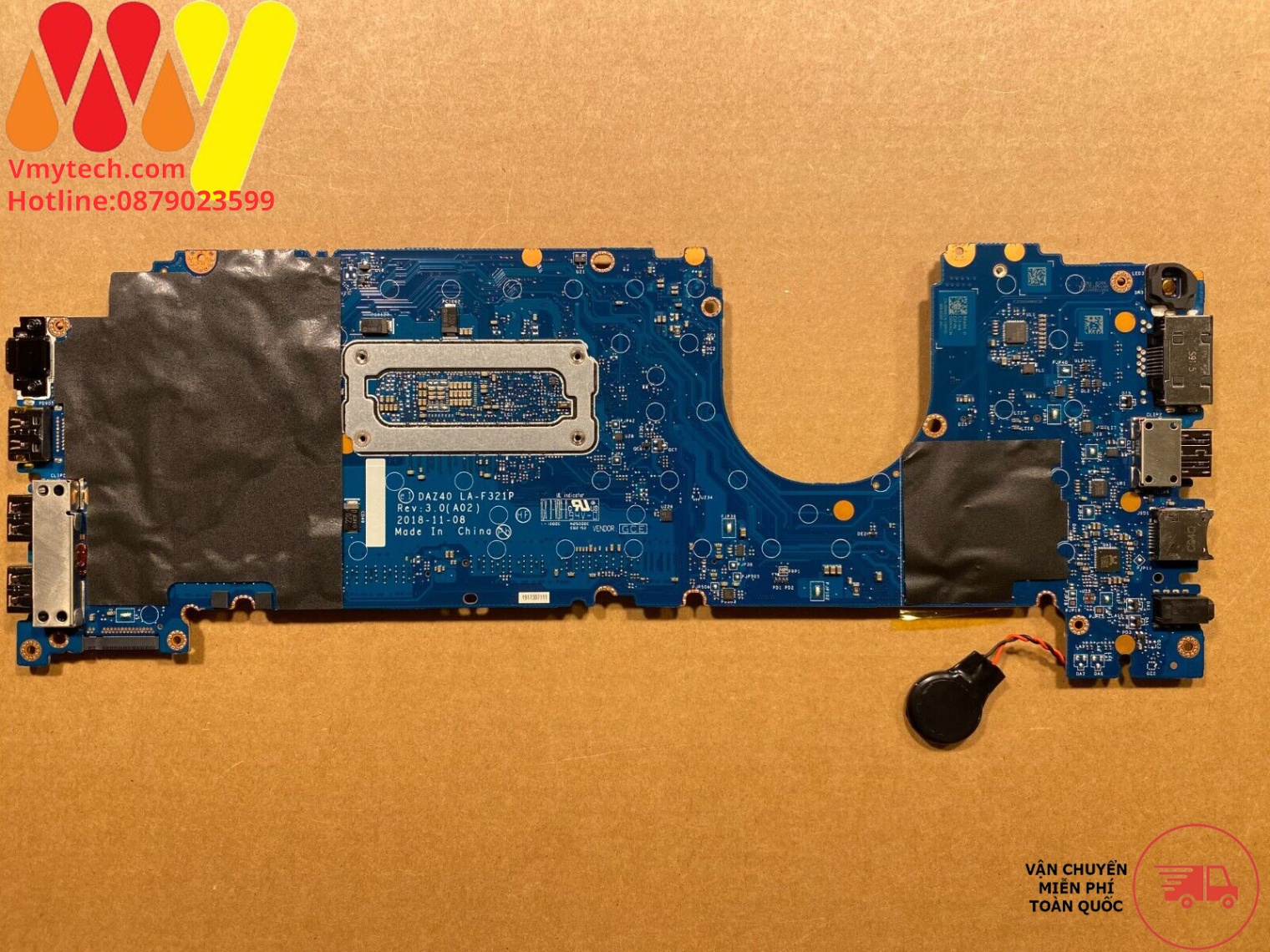 MAIN thay thế dùng cho Laptop DELL INSPRION 7490 I5-10210U RAM 8GB mã : 6613K, 06613K