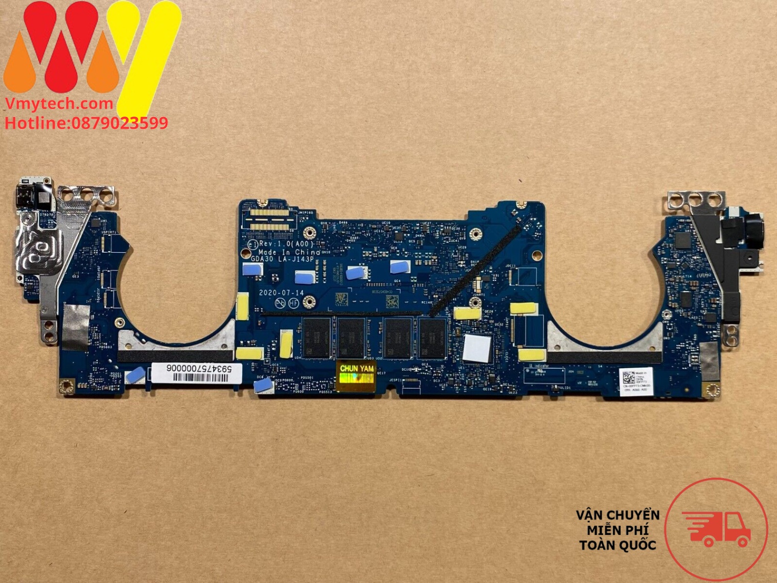 MAIN thay thế dùng cho Laptop DELL XPS 9310 I5-1135G7 mã : la-j143p