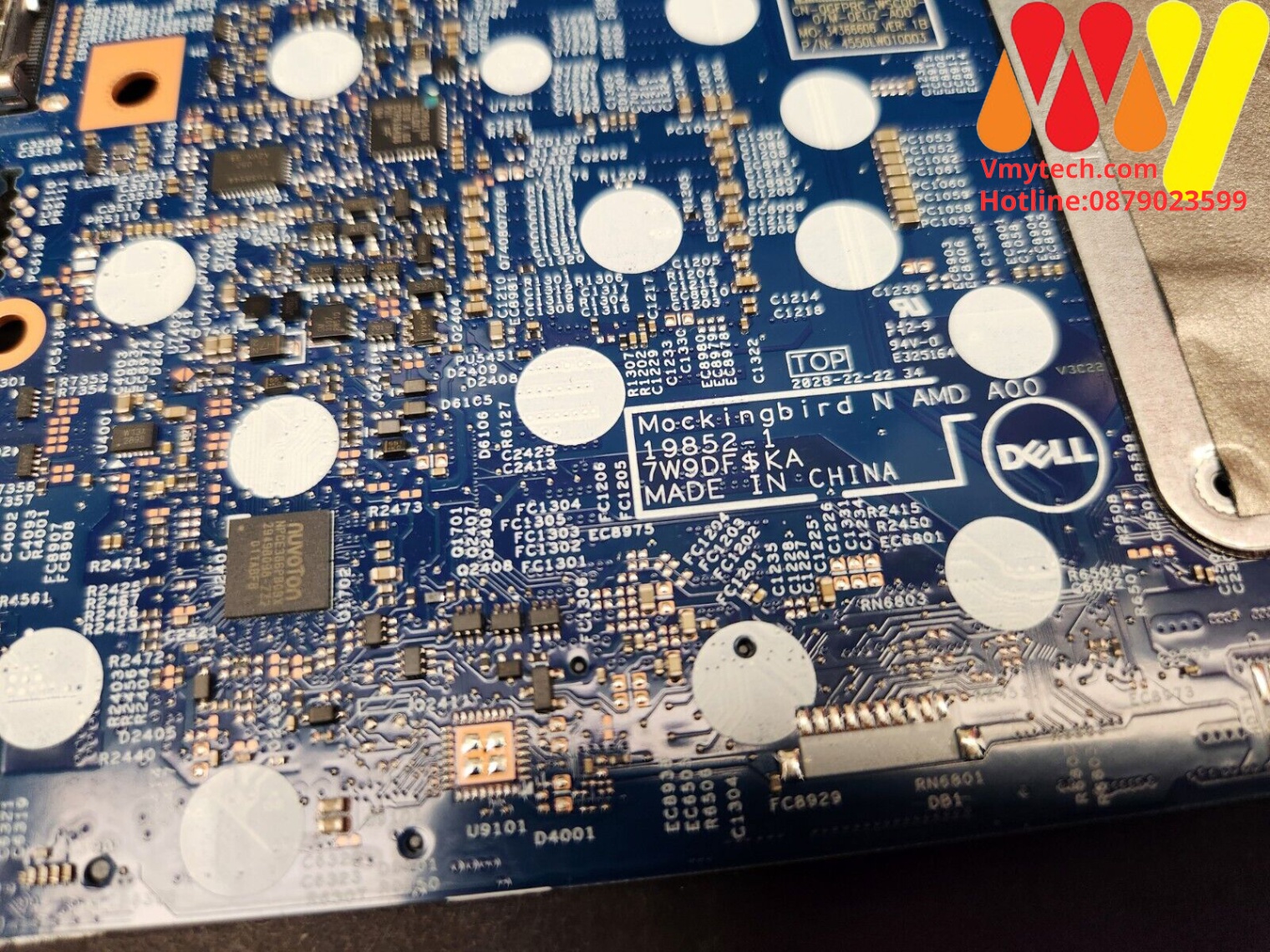 MAIN thay thế dùng cho Laptop DELL INSPRION 5505, 5405 AMD RYZEN 5 4500 mã : 19852-1