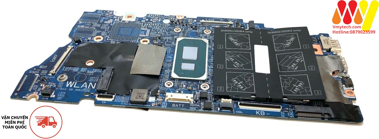 MAIN thay thế dùng cho Laptop DELL INSPRION 7560 2 IN 1 I5-1135G7 mã : YGNMD