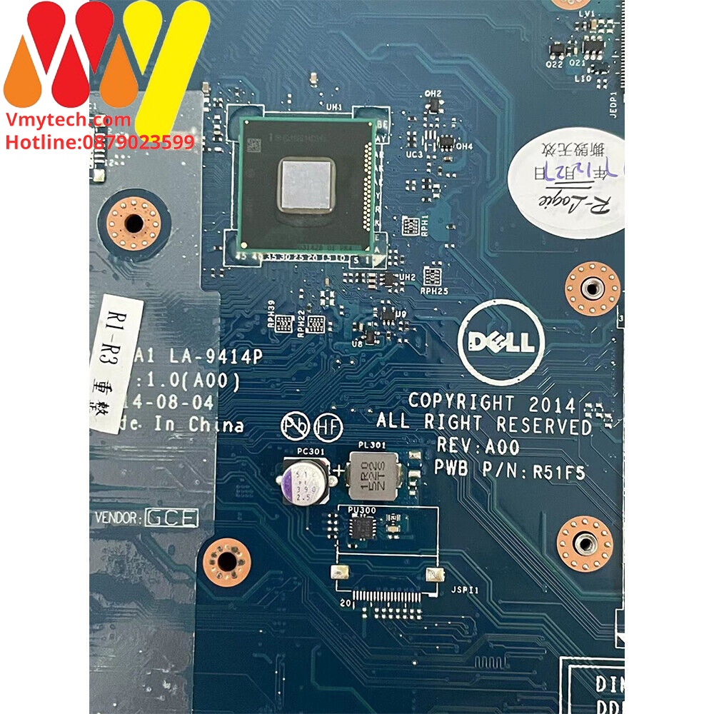 MAIN thay thế dùng cho Laptop DELL LATITUDE E6540 mã : LA-9414P, 0KJK6X, KJK6X