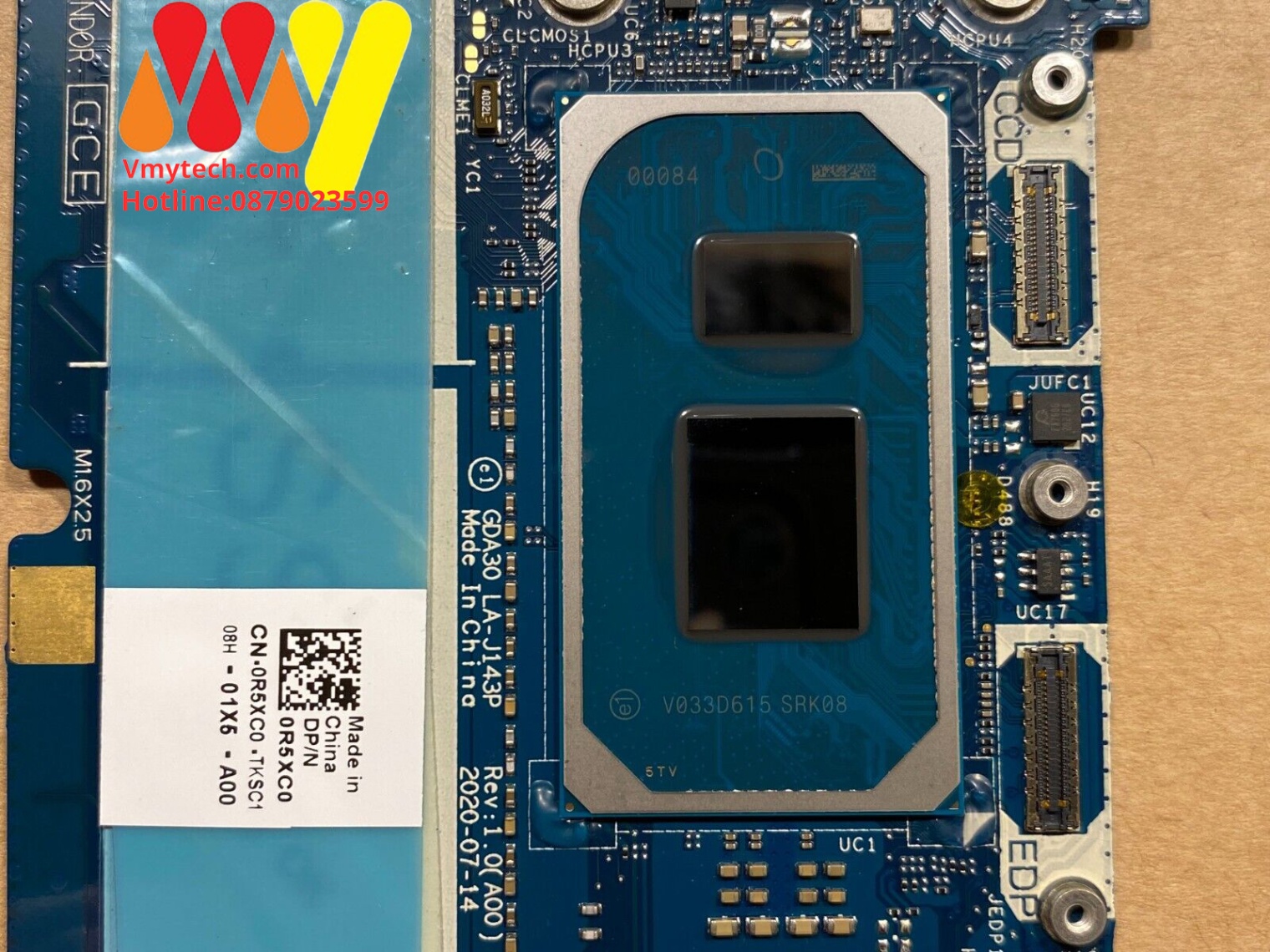 MAIN thay thế dùng cho Laptop DELL XPS 9310 I5-1135G7 mã : la-j143p