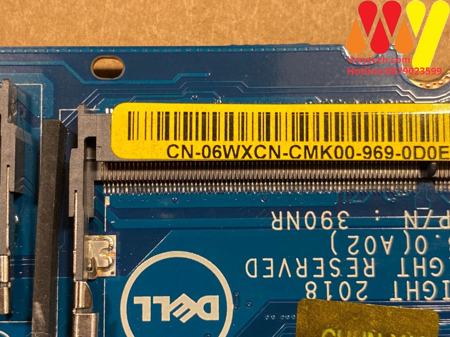 MAIN thay thế dùng cho Laptop DELL INSPRION 7490 I5-10210U RAM 8GB mã : 6613K, 06613K
